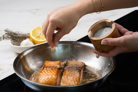 Saumon et asperges - step4