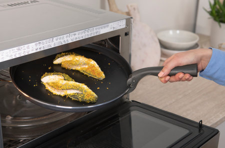 Trenzas de lubina con nueces y salsa de mango - step8