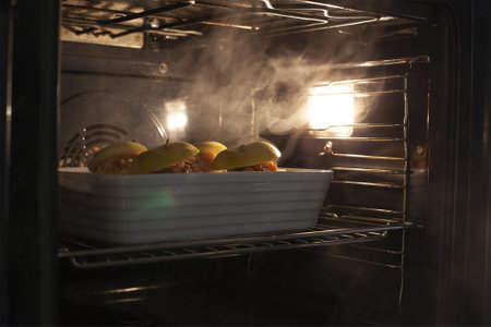 Gröna äpplen fyllda med Masala kyckling - step8