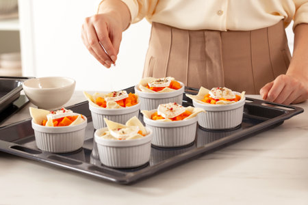 Minipaier med sopp, gresskar, honning og kastanjer - step9