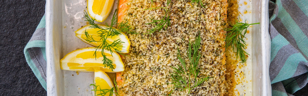 Kryddbakad laxsida main image