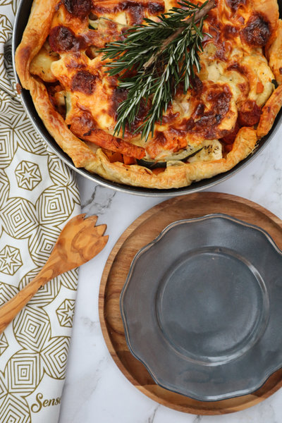 Gezonde Groentetaart ingredients