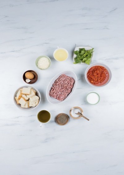 Gehaktballetjes ingredients