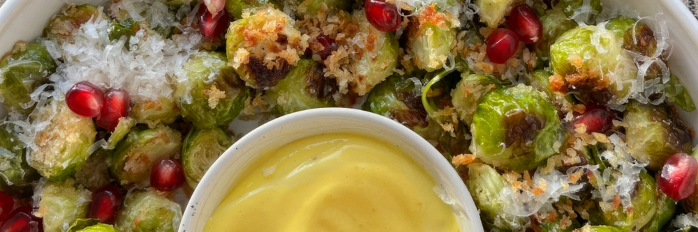 Krispig brysselkål med saffransaioli main image