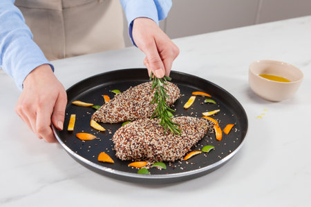 Sweet and Sour Chicken Salad - Cooked with Whirlpool's Dual Crisp function - step2