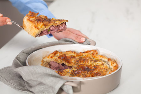 Tourte au bœuf et aux champignons - step12