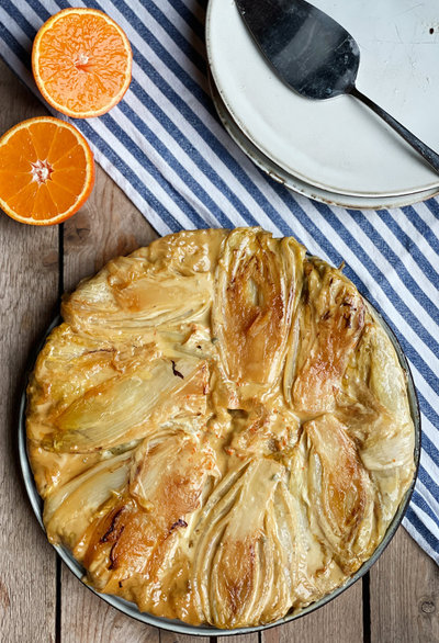 Anne’s hartige taart met lof ingredients