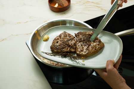 Steak au poivre - step6