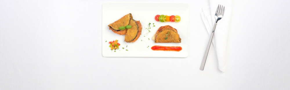 Auberginerullader Fyllda med Skinka, ost och Basilika main image