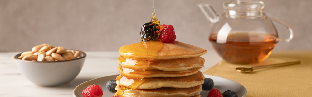 Crêpes à la citrouille et à la noix de coco sans gluten main image