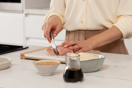 Panerad kycklingsatay med glutenfritt mandelmjöl - step1