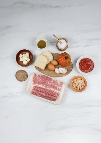 Pequeno-almoço Inglês Completo ingredients