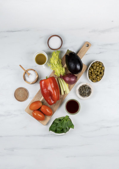 Caponata ingredients
