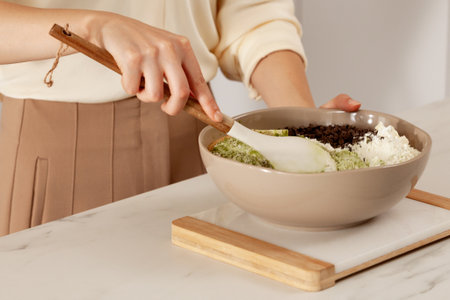 Keksići s matchom - step4