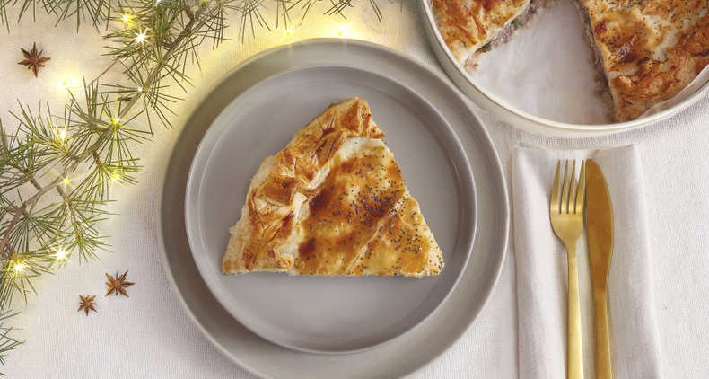 Tourte au bœuf et aux champignons - video cover