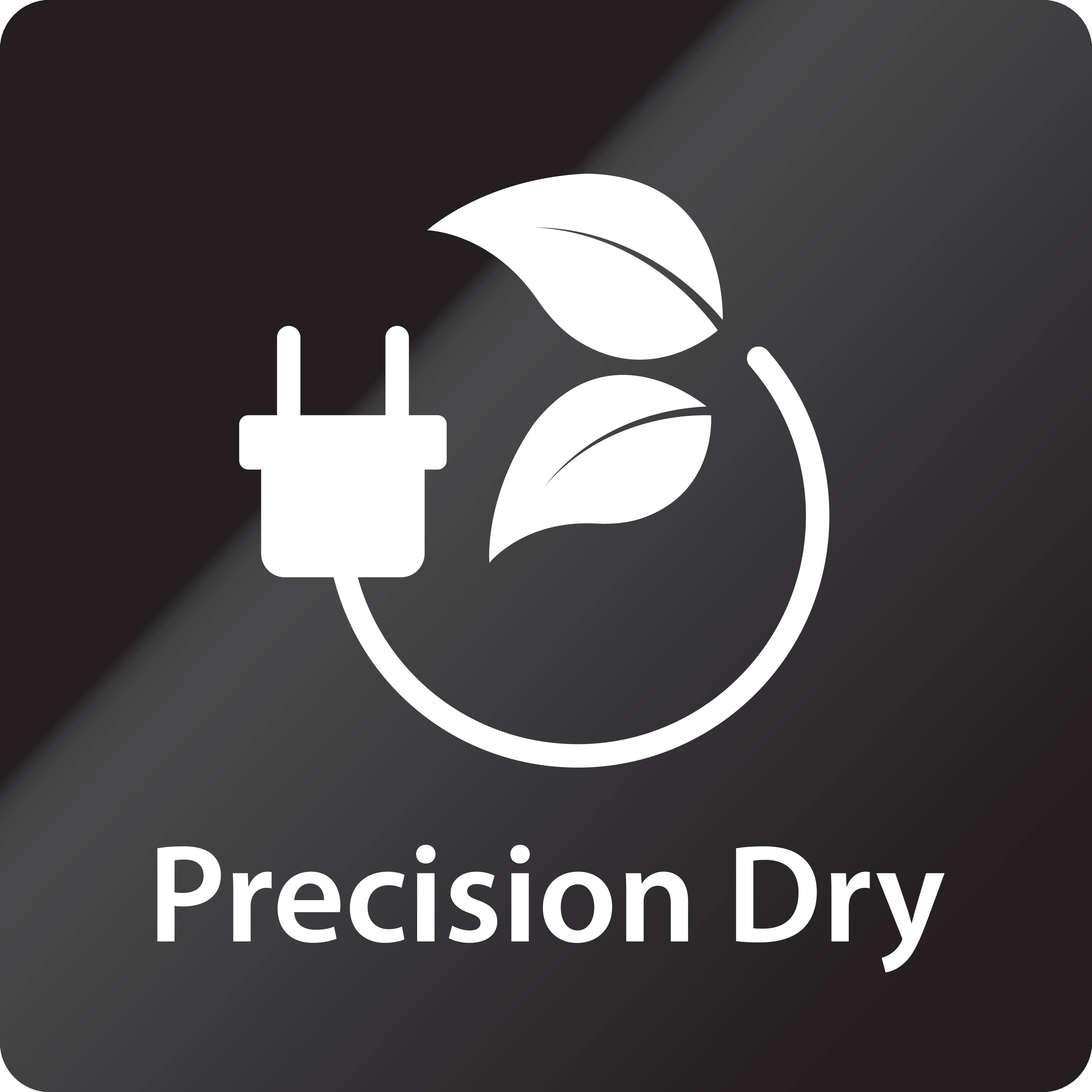 Precision Dry - Le processus de séchage s'adapte à l'humidité et à la température