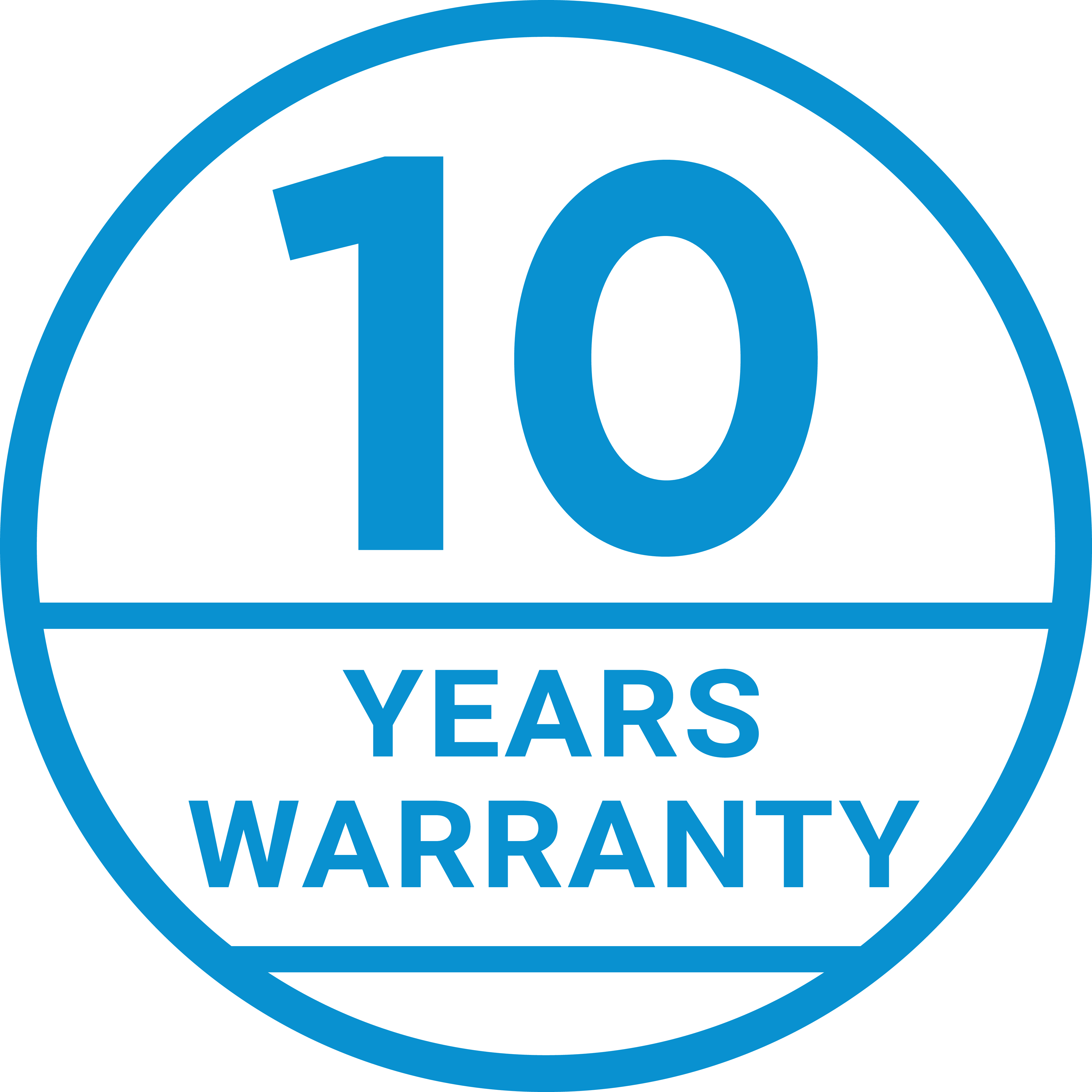 10 YEARS WARRANTY