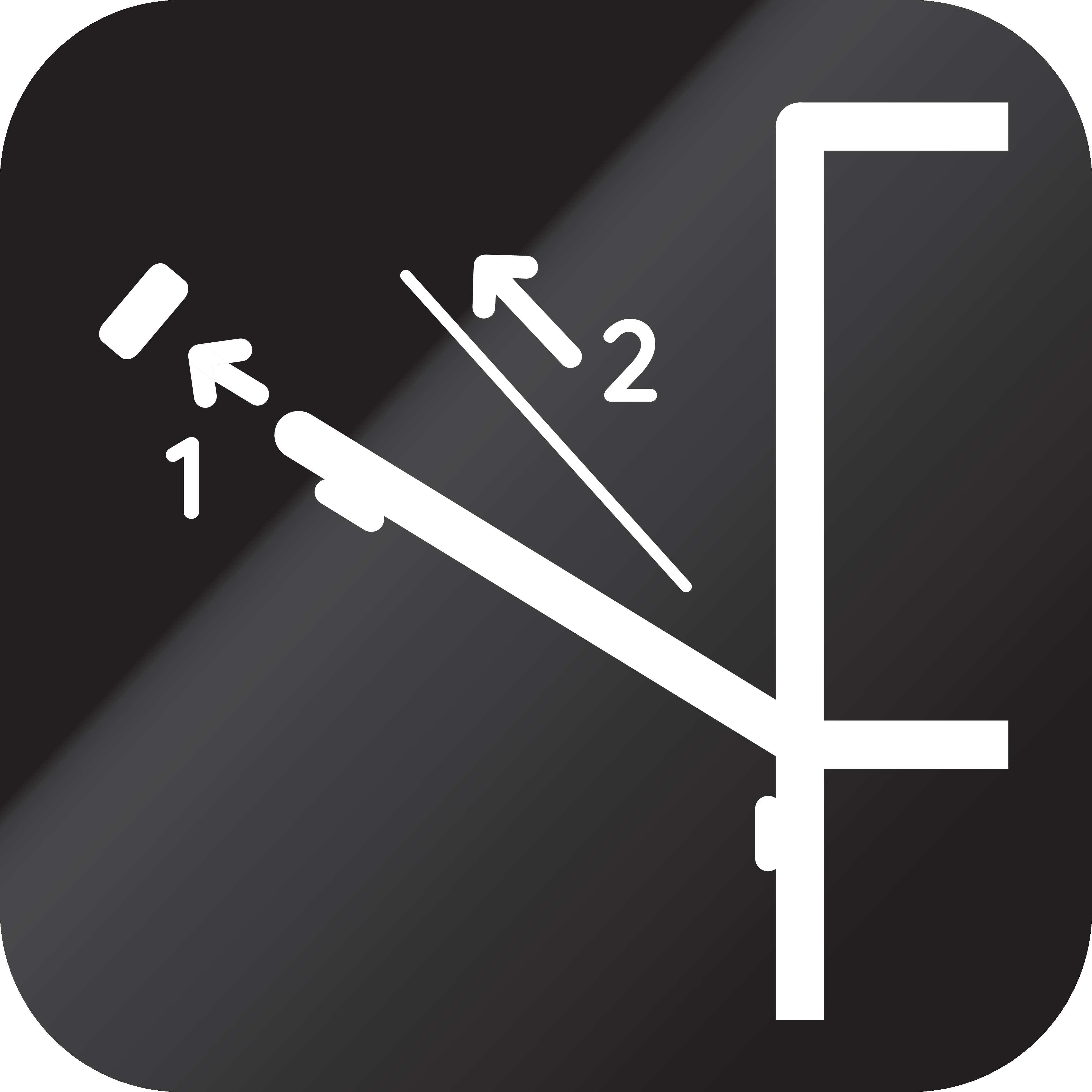 Removable glass door