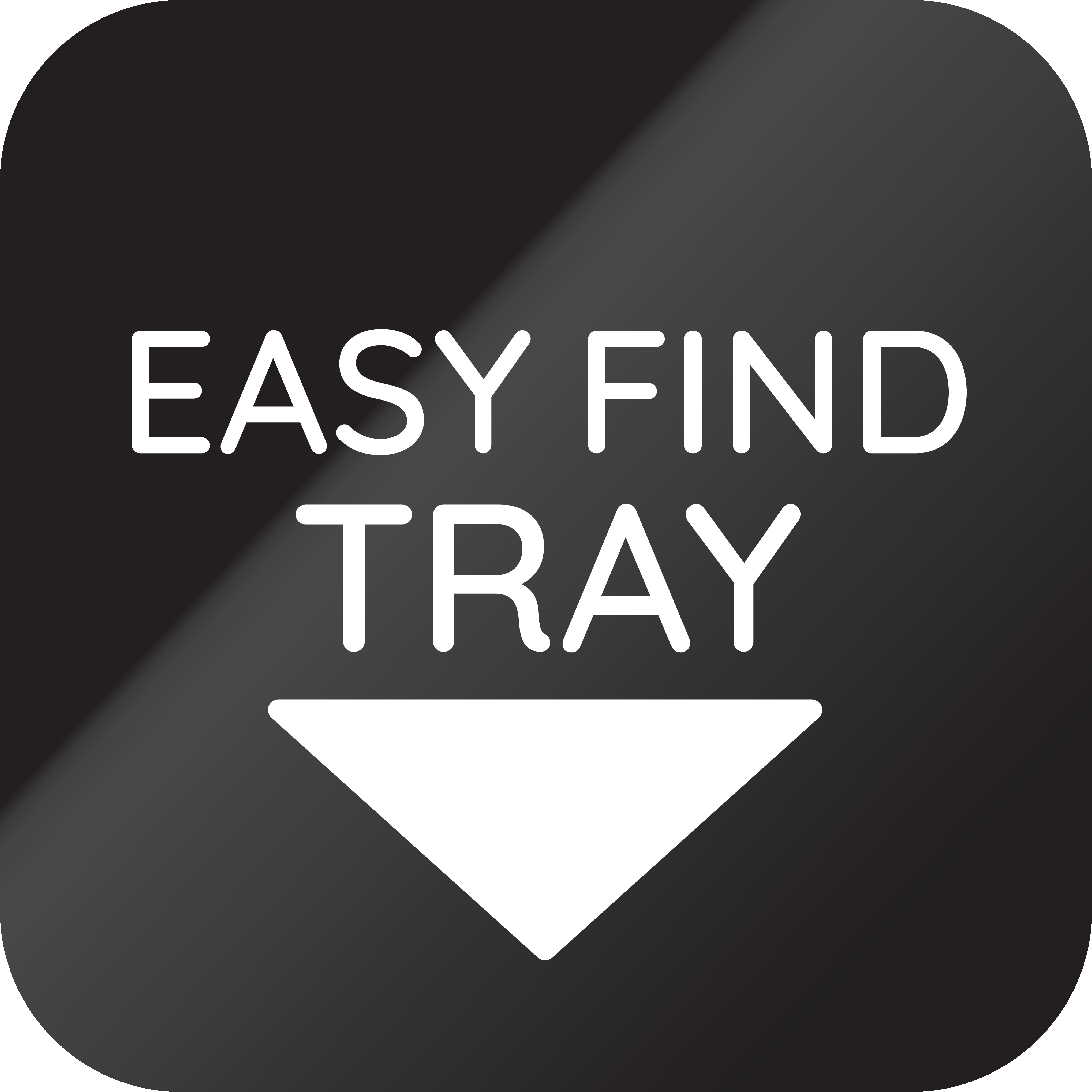 Easy Find Tray