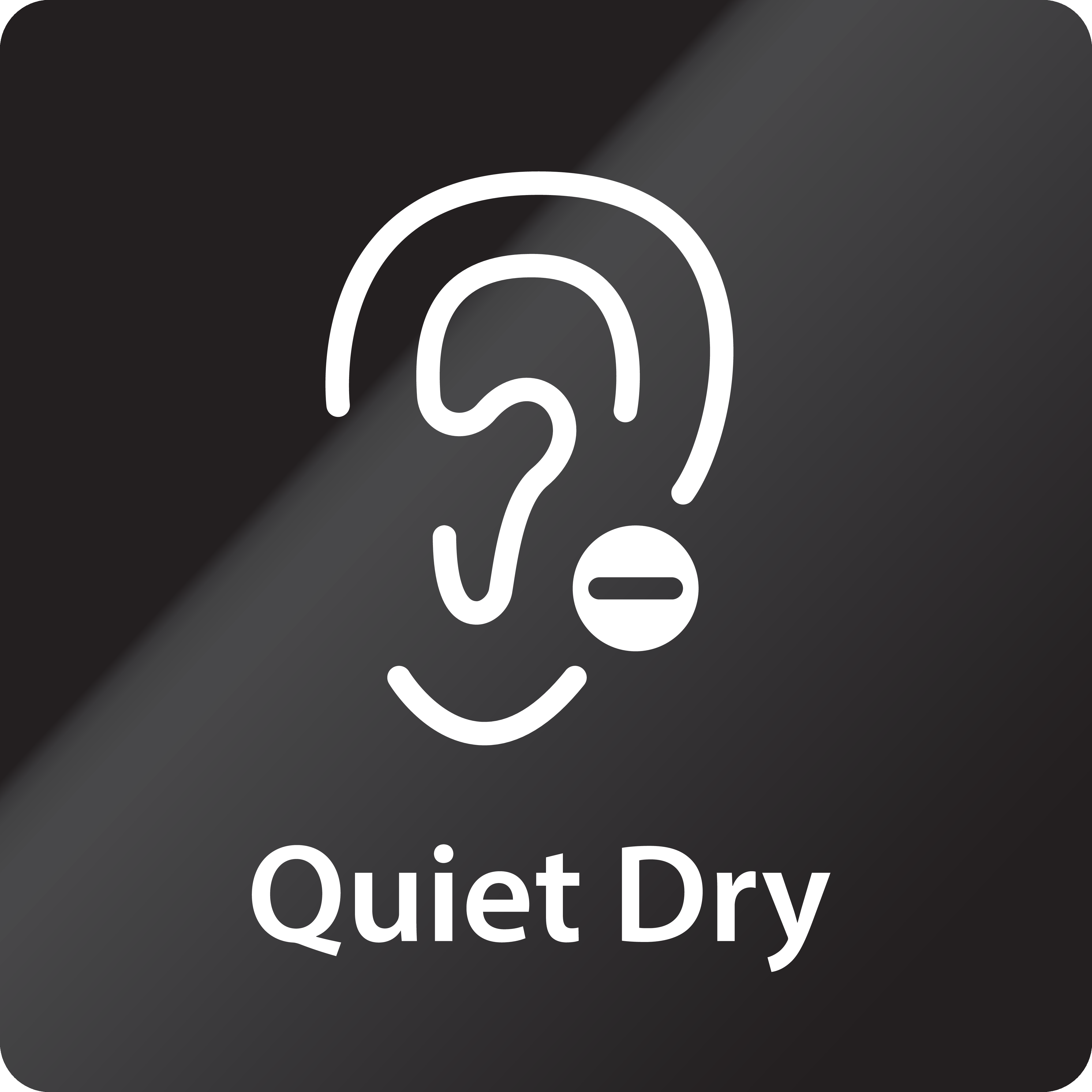 Quiet Dry - leises Trocknen dank optimierter Trommelbeschichtung