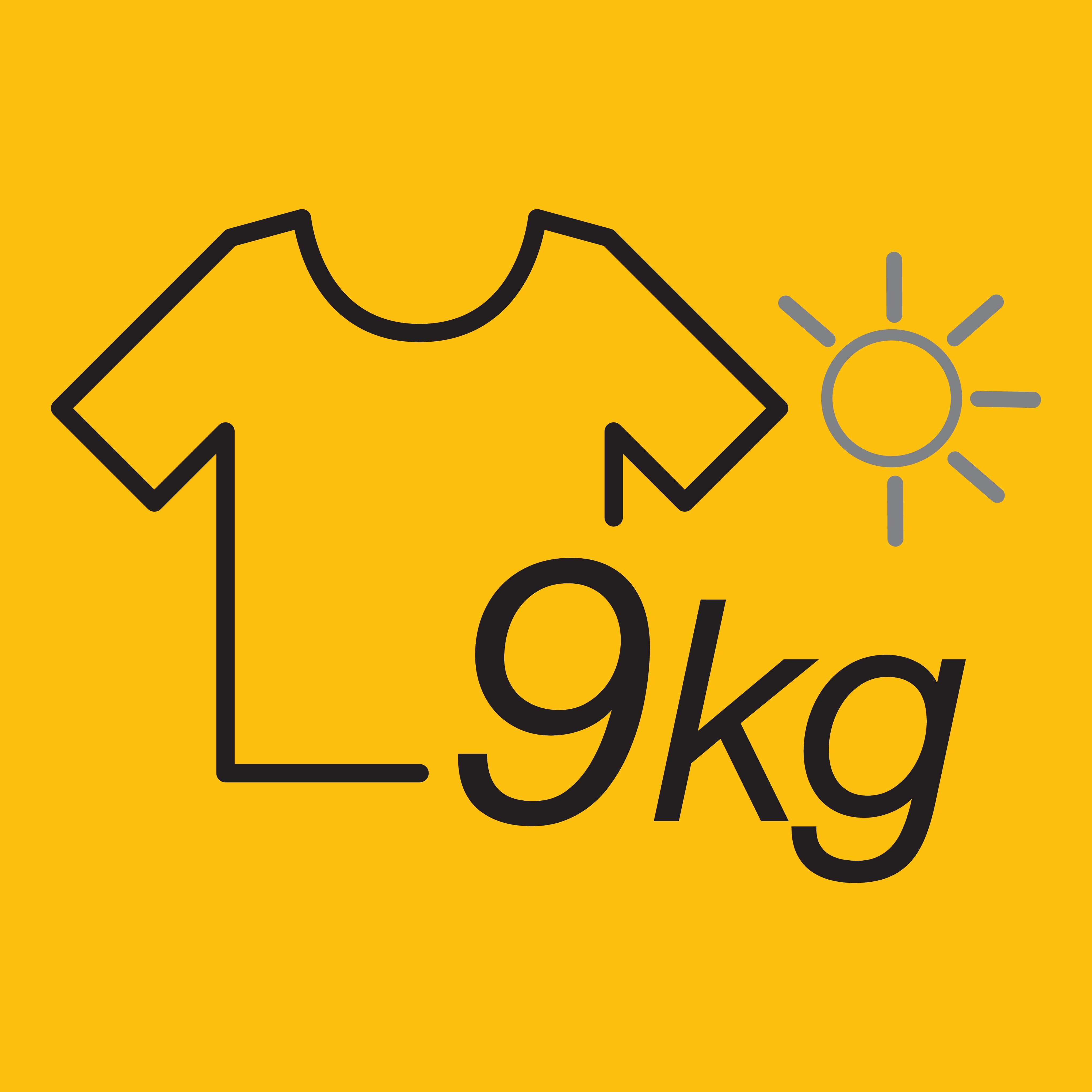 Kapacitet 9 kg