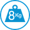 Kapacita 8 kg