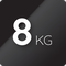 8 kg capacity