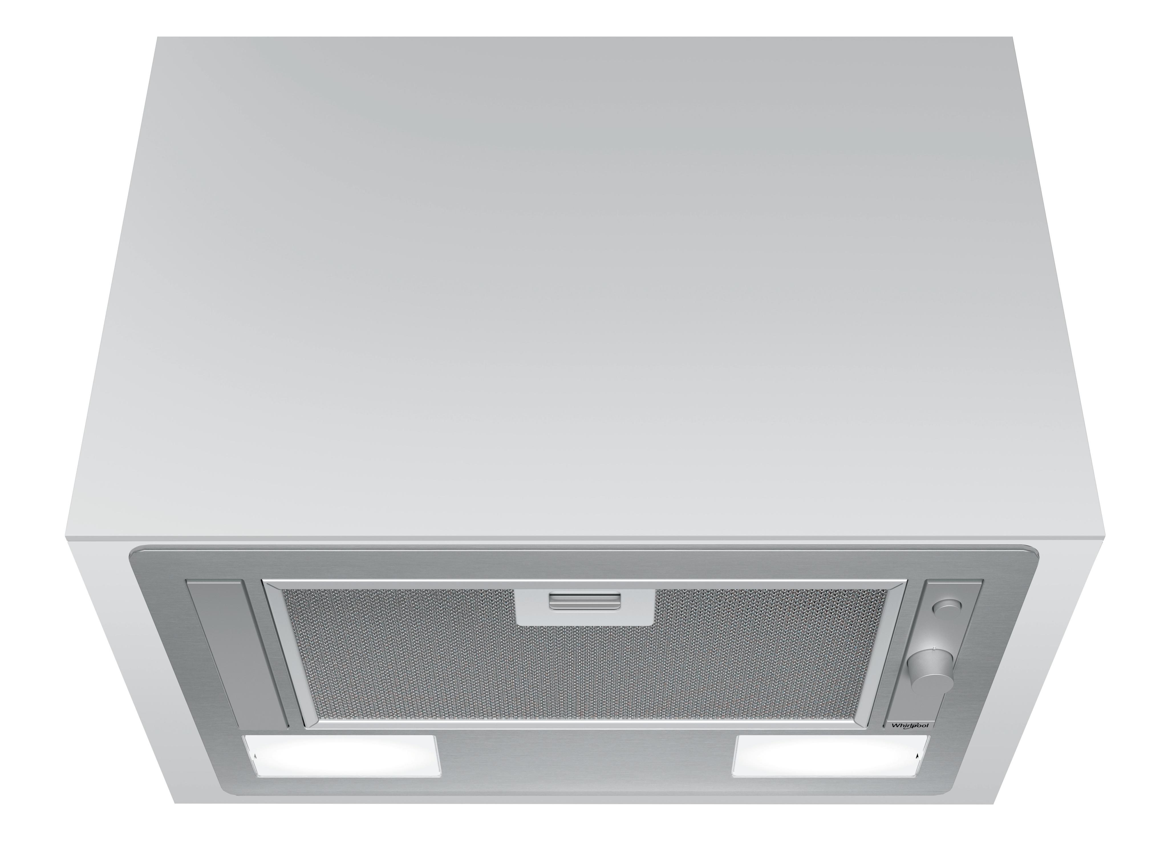 Whirlpool Hotte Encastrable WCT 64 FLY X Inox Encastrable Mécanique Frontal