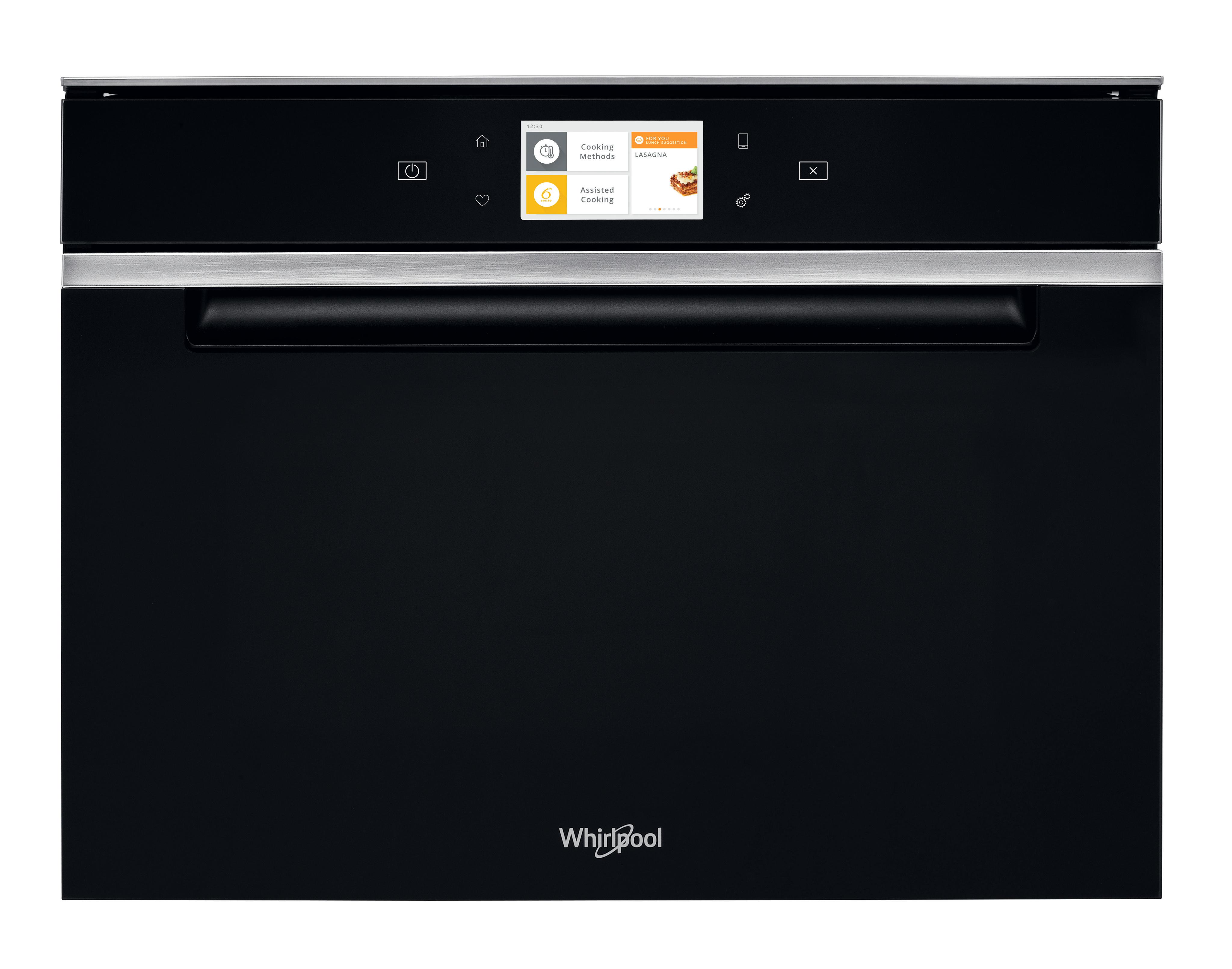 Whirlpool Mikrohullámú sütő Beépíthető W11I ME150 Sötét szürke Elektromos 40 Mikrohullám-Kombi 850 Frontal