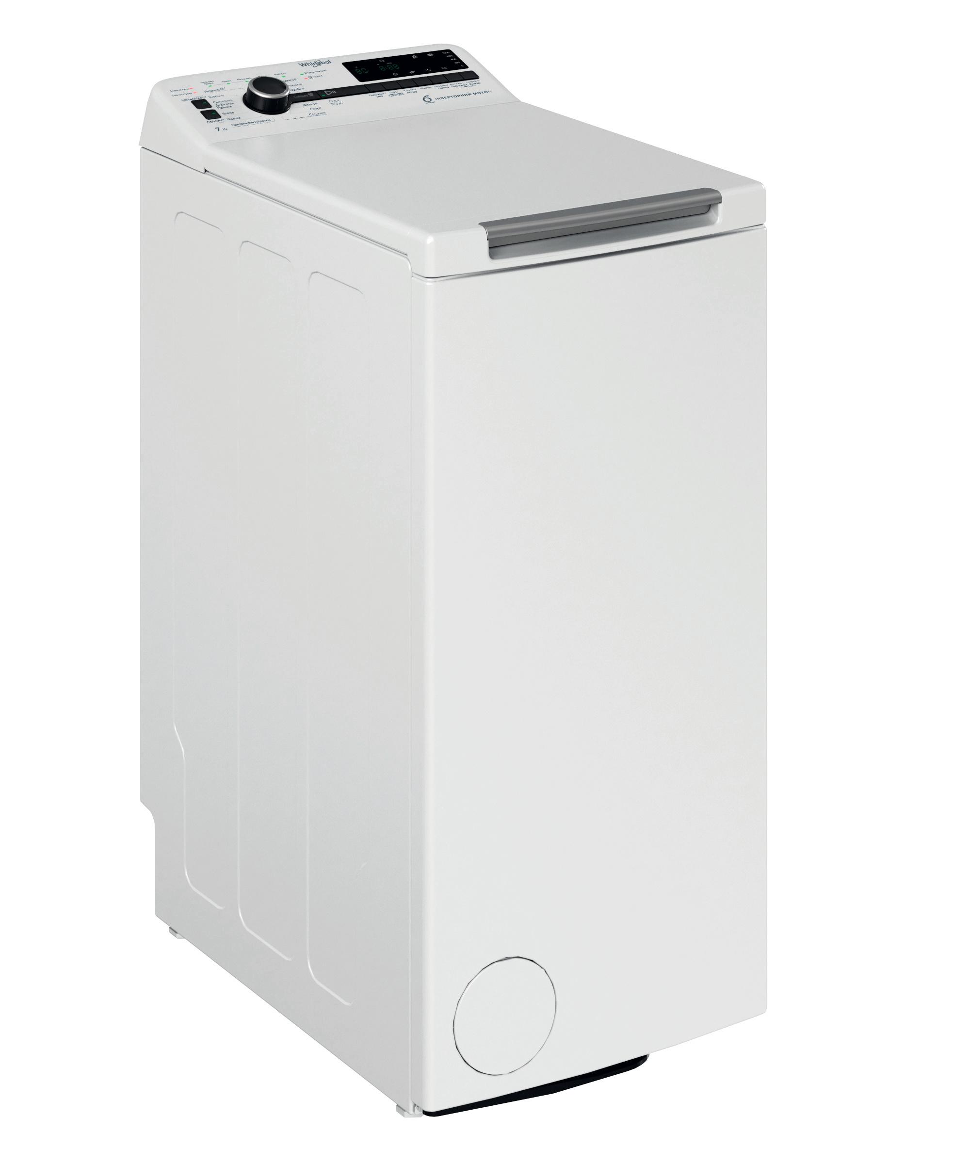 Whirlpool Пральна машина Соло TDLRB 7222BS UA Білий Top loader A+++ Perspective
