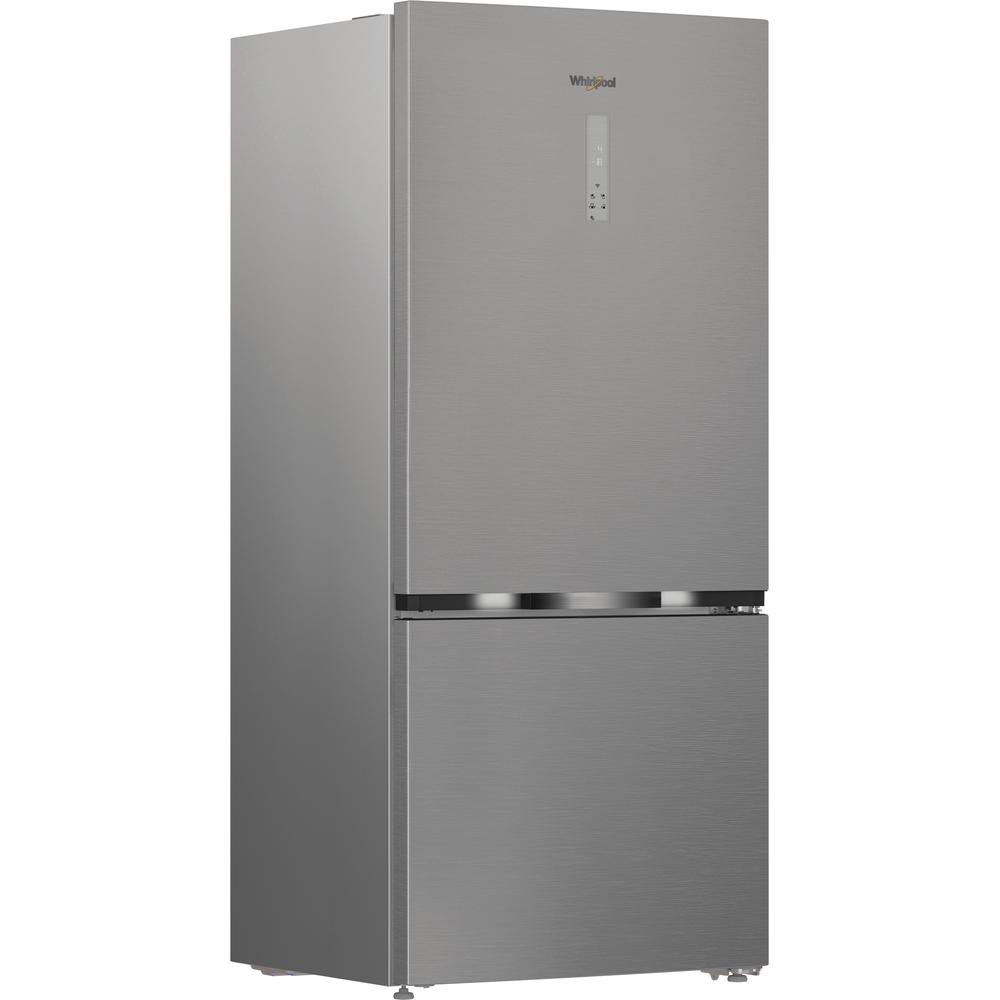 Whirlpool Fridge-Freezer Combination Free-standing WHK2 6613 X5UK New Silver – ARC 1035 2 doors Perspective