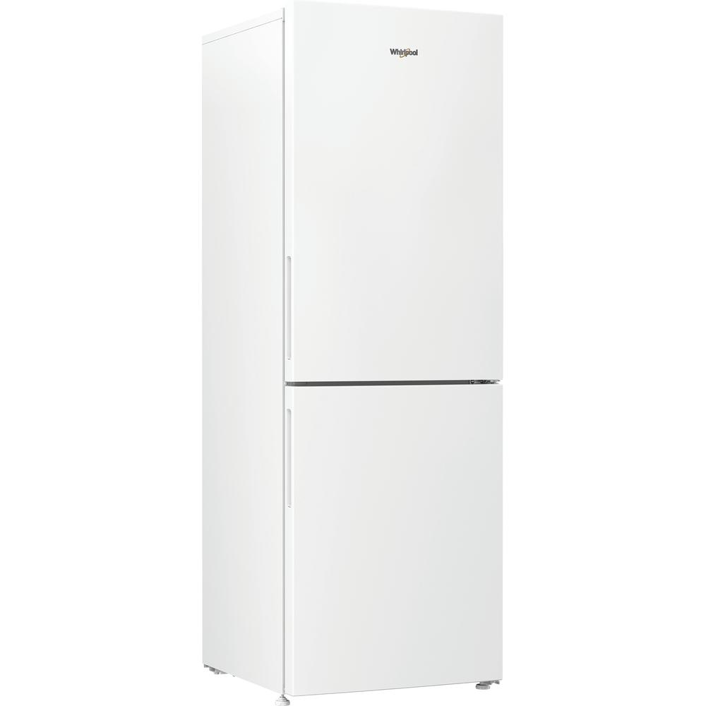 Whirlpool Jääkaappipakastin Vapaasti sijoitettava WHKS 1341 W4E Valkoinen 2 doors Perspective