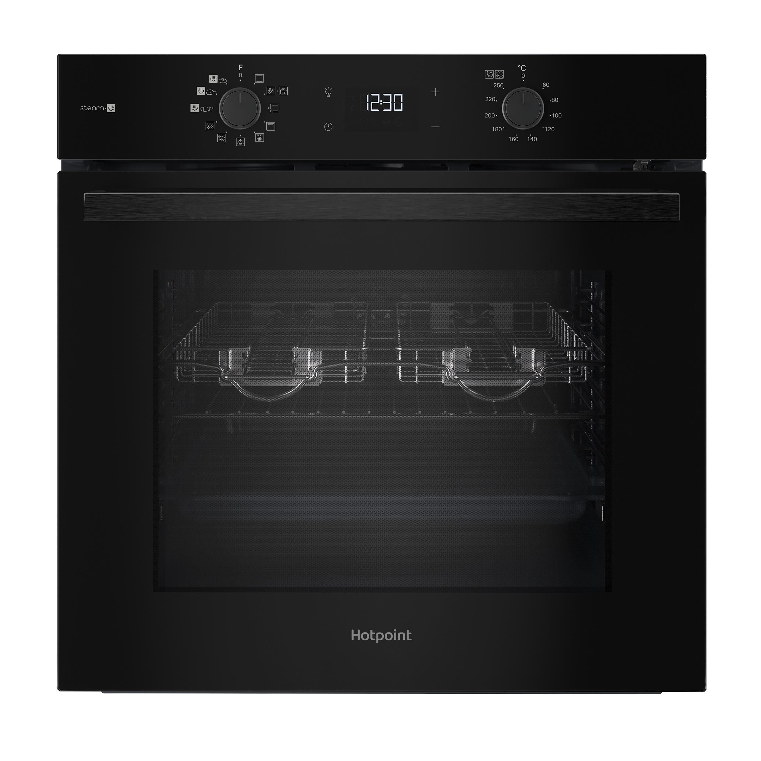 Horno eléctrico de integración Hotpoint: Color negro