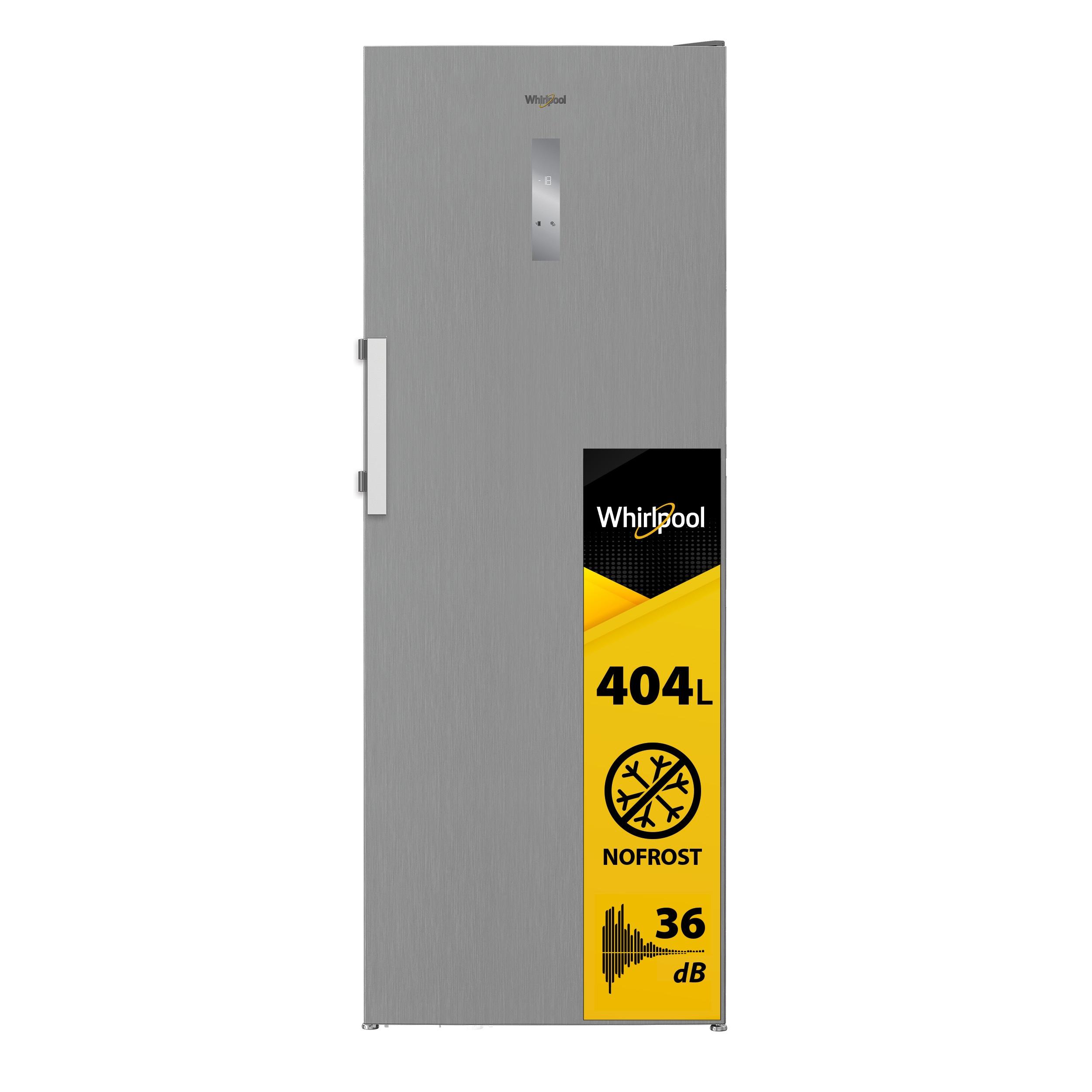 Whirlpool Mraznička Volně stojící WHFF 6404 X6E New Silver – ARC 1035 Perspective