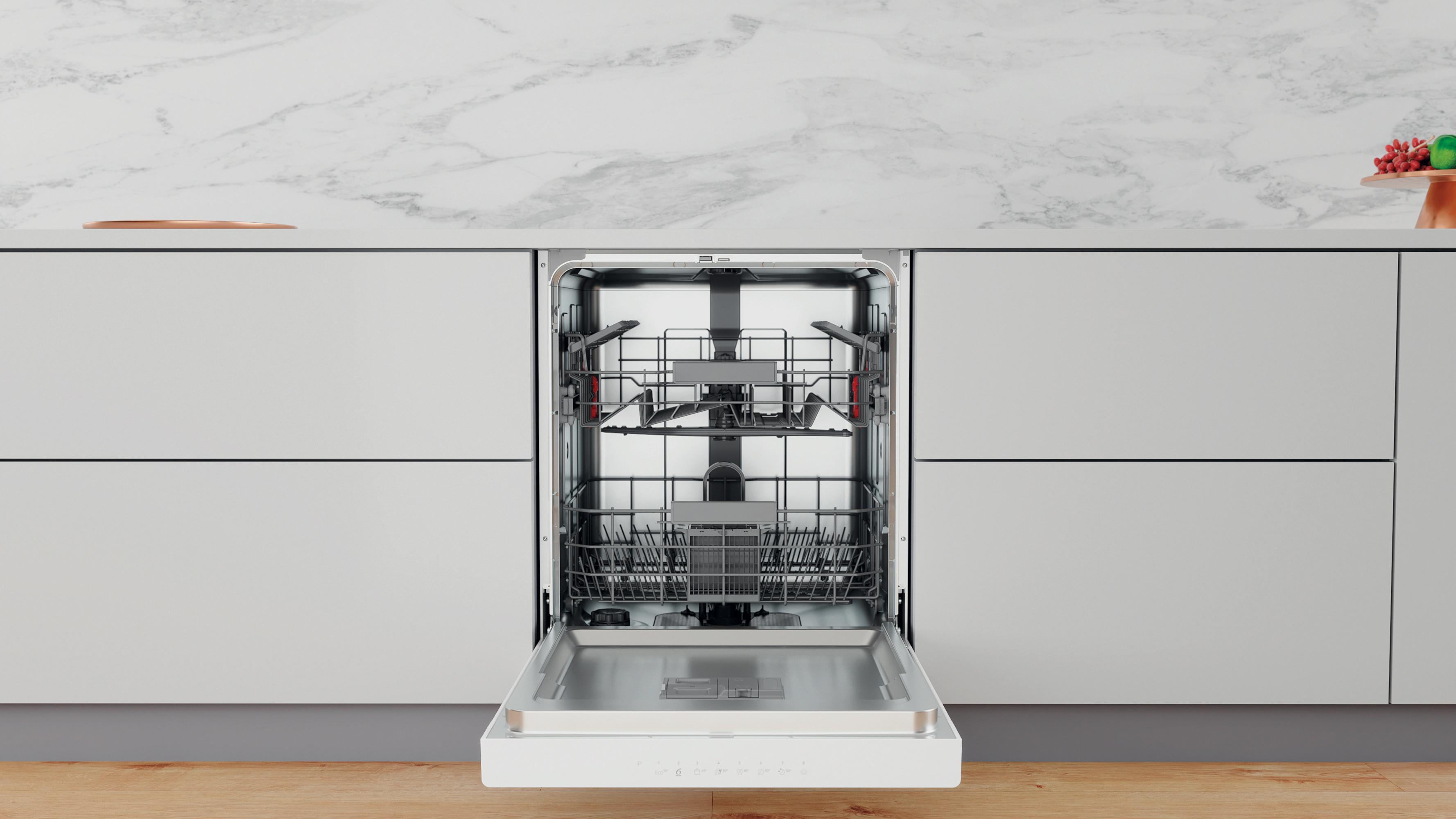 Whirlpool Diskmaskin Inbyggda WRUC 3C32 Underbyggd D Lifestyle frontal open