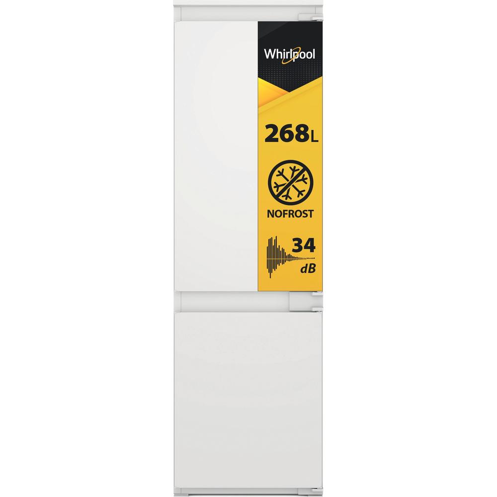 Whirlpool Jääkaappipakastin Kalusteisiin sijoitettava WHC18D011B1 Valkoinen 2 doors Perspective open