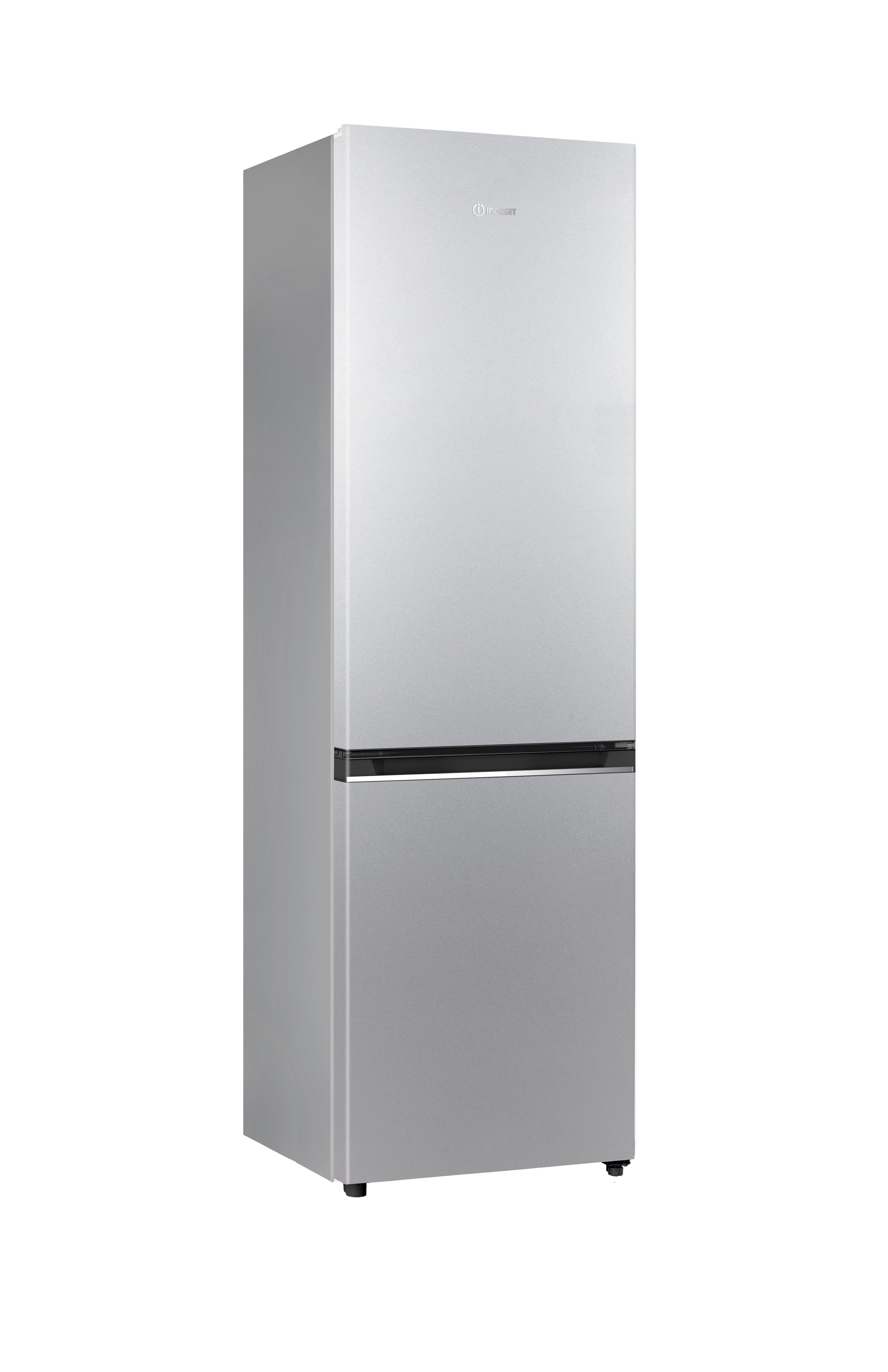 Indesit Kombinētais ledusskapis/saldētava Brīvi stāvošs INKF 8251 S4E Sudraba 2 doors Perspective