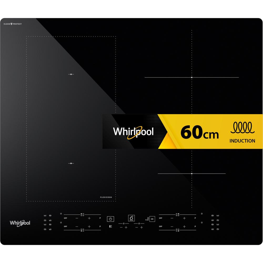 Whirlpool Kogeplade WL B4060 CPNE Sort Induction vitroceramic Frontal