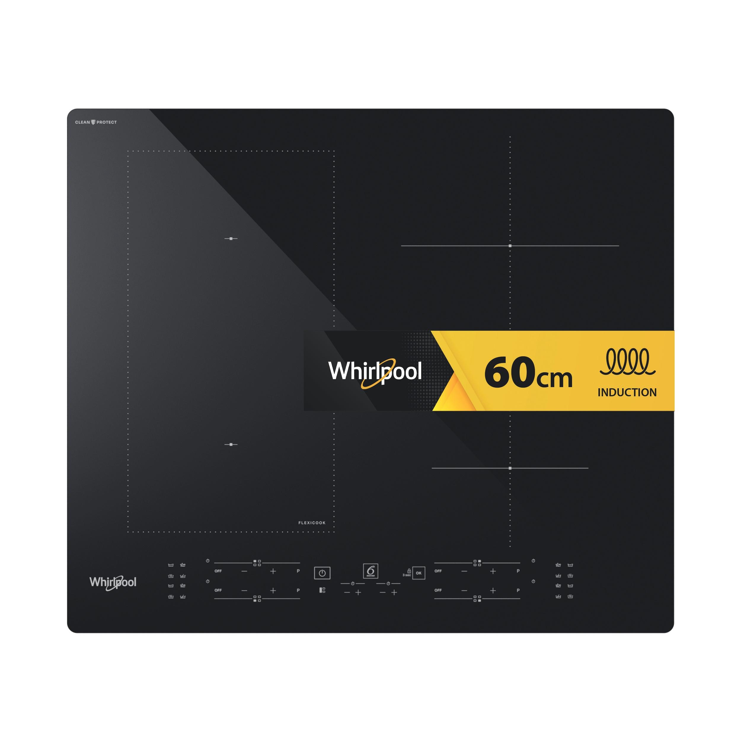 Whirlpool Liesitaso WL B4060 CPNE Musta Induction vitroceramic Frontal