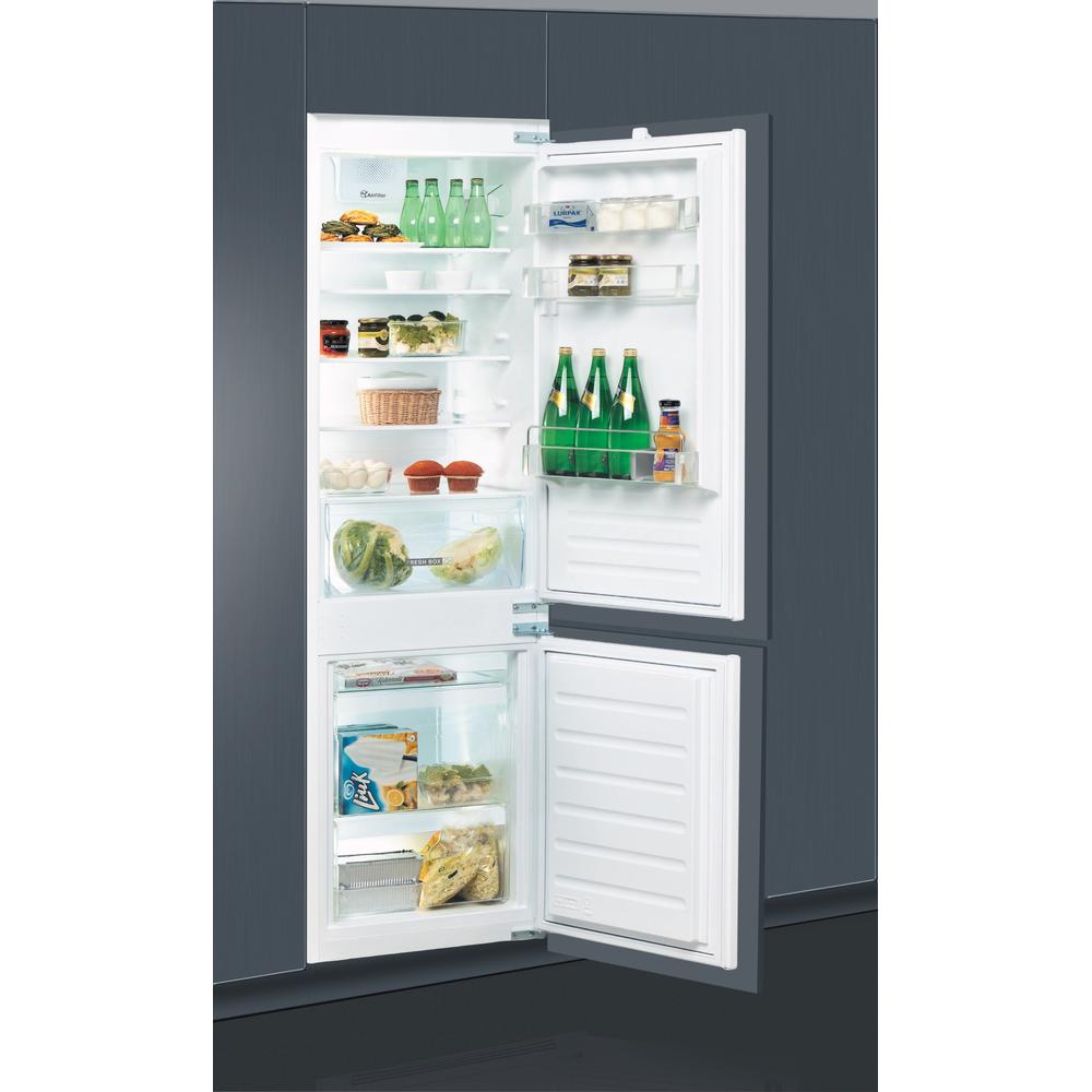 Whirlpool Fridge/freezer combination Vgradni ART 66102 Bela 2 doors Perspective open