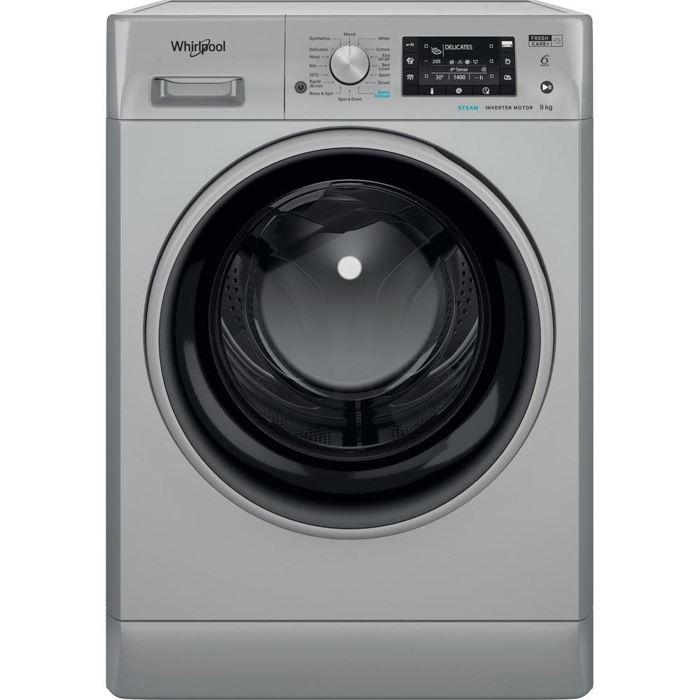 Whirlpool Washing machine Free-standing FFD 9489 SBSV UK Silver Front loader A Frontal