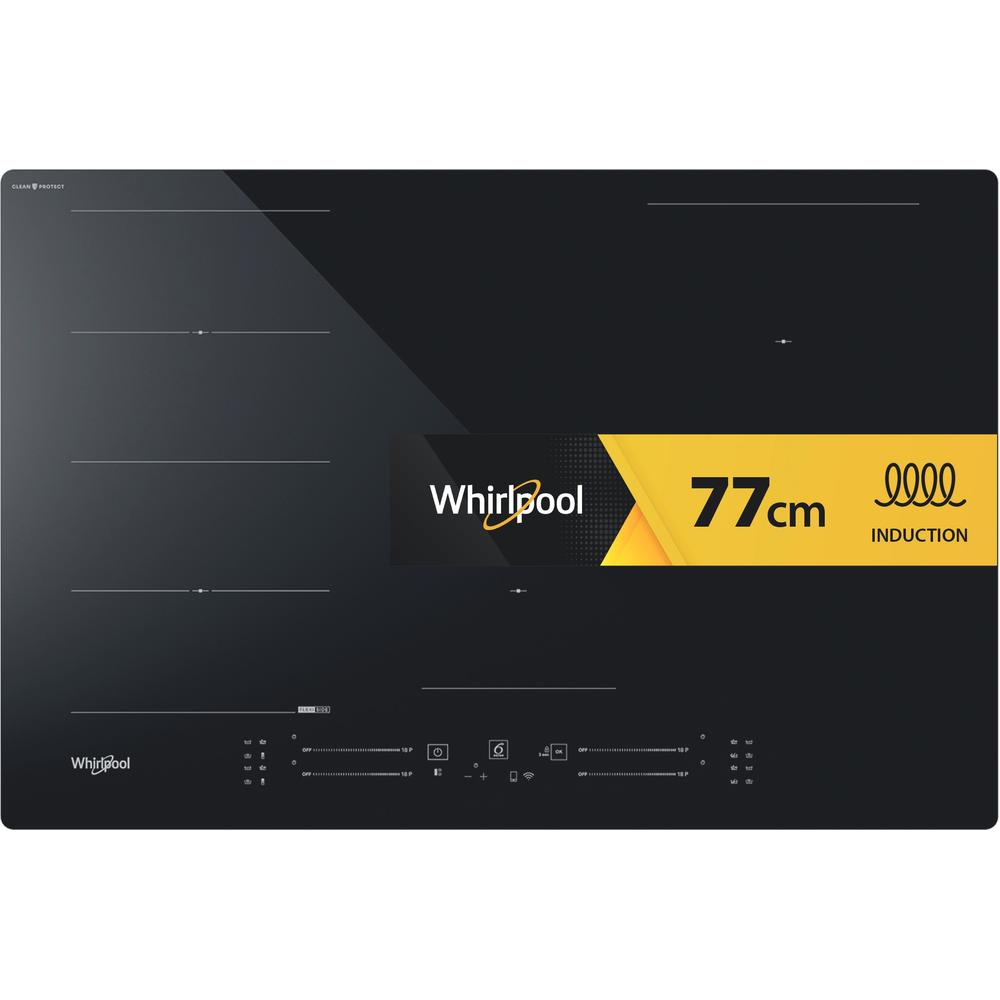 Whirlpool Plīts virsma WF S7977 CPNE Melns Induction vitroceramic Frontal