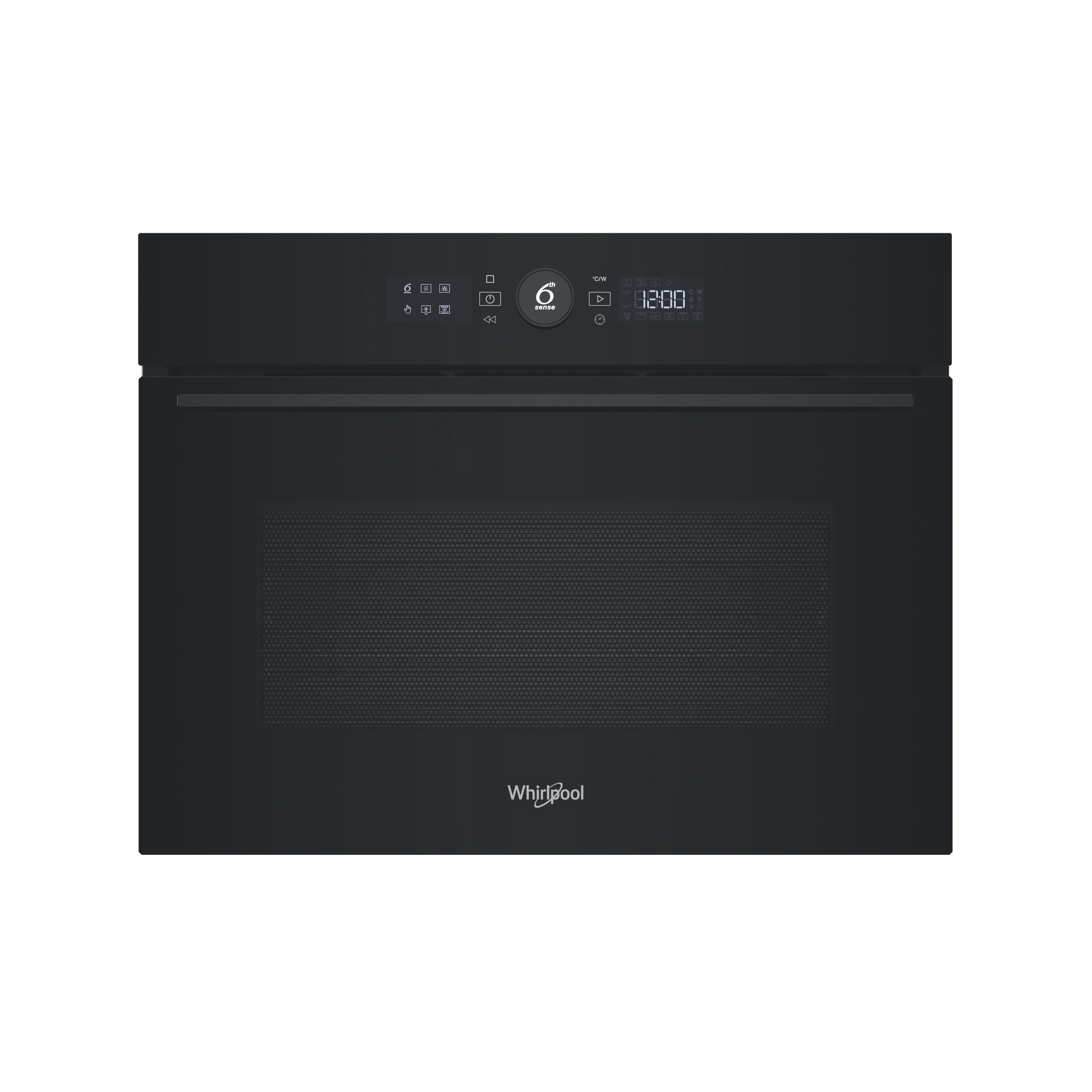 Whirlpool Four à micro-ondes Encastrable WCW56HMB Noir Mécanique et électronique 53 Micro-ondes combiné 950 Frontal