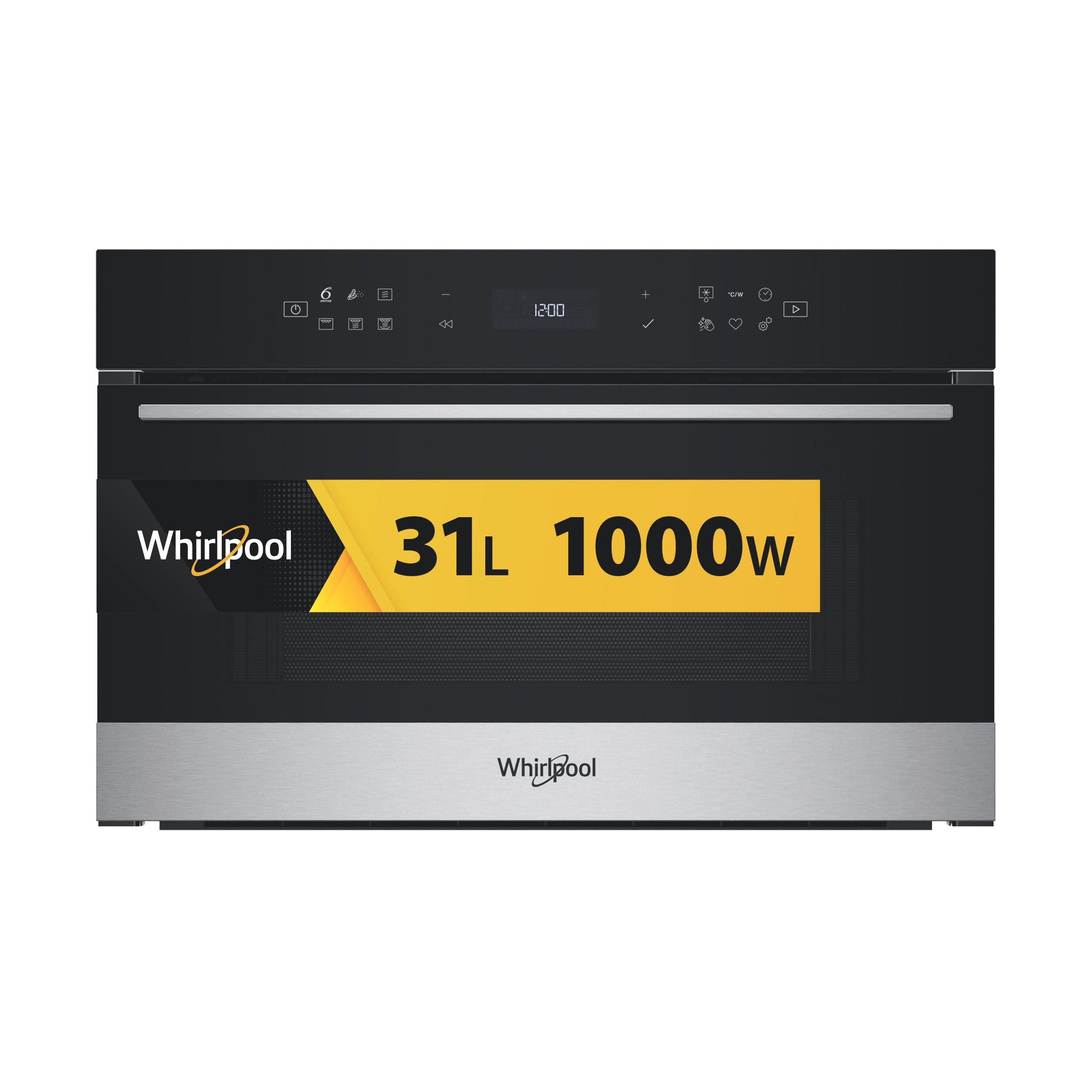Whirlpool Microondas Encastre WMD7O4TX Acero inoxidable Electrónico 31 MW + Función Grill 1000.0 Hero image