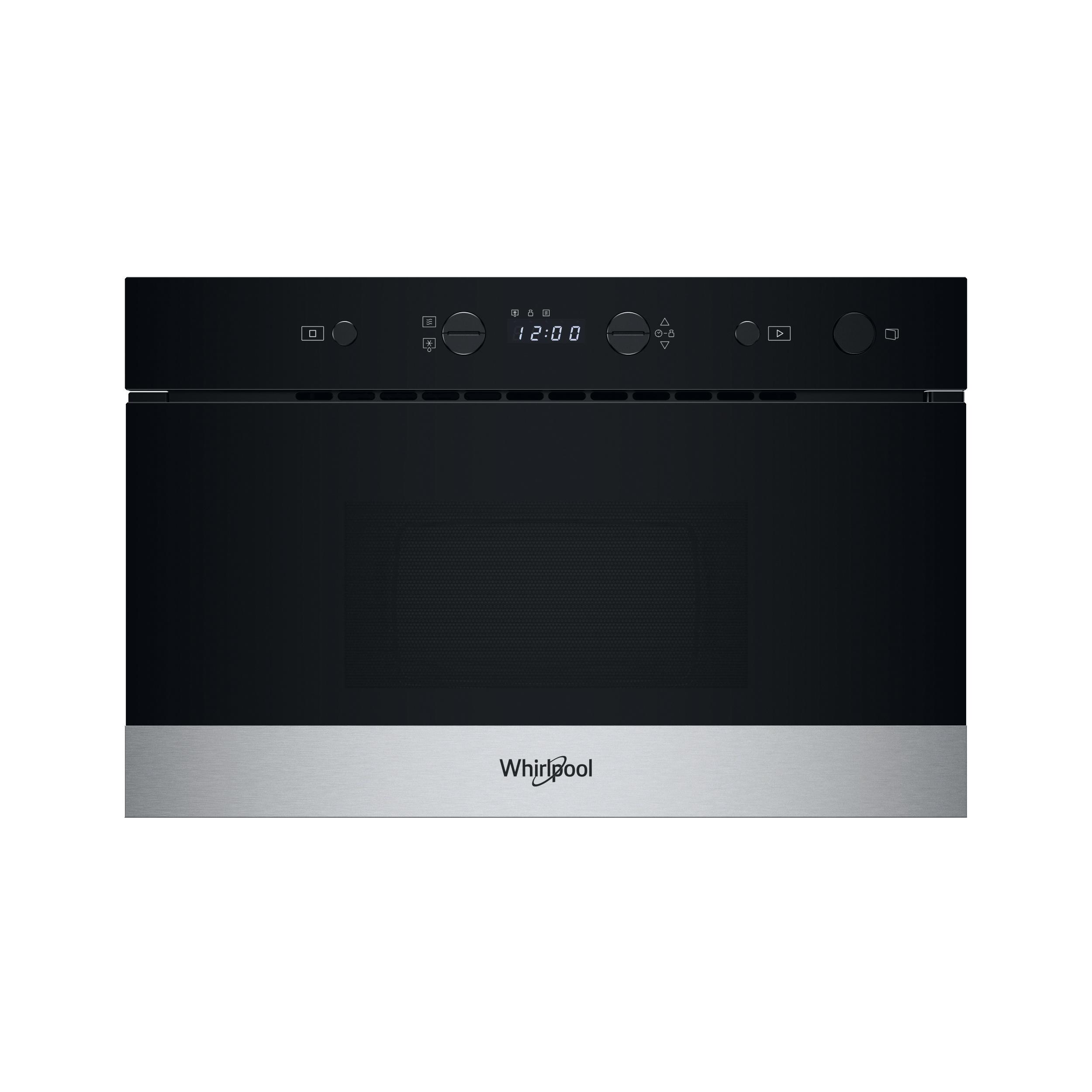 Whirlpool Мікрохвильова піч Вбудований (-а) WMN571BX Нержавіюча сталь Електронне 22 Мікрохвильова піч 750 Frontal