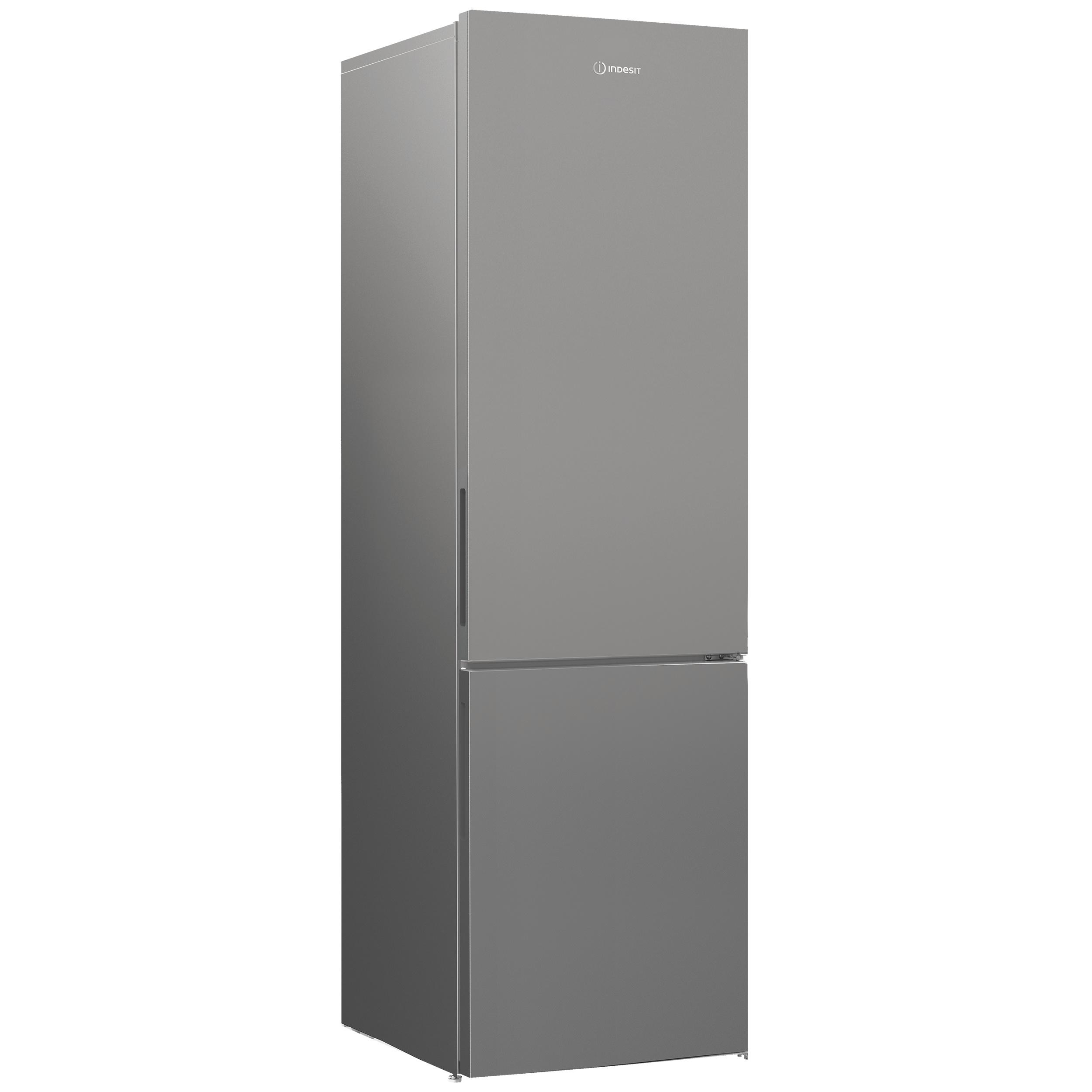 Indesit Холодильник с морозильной камерой Отдельно стоящий INKS 1401 S4E1 New Silver – ARC 1035 2 doors Perspective