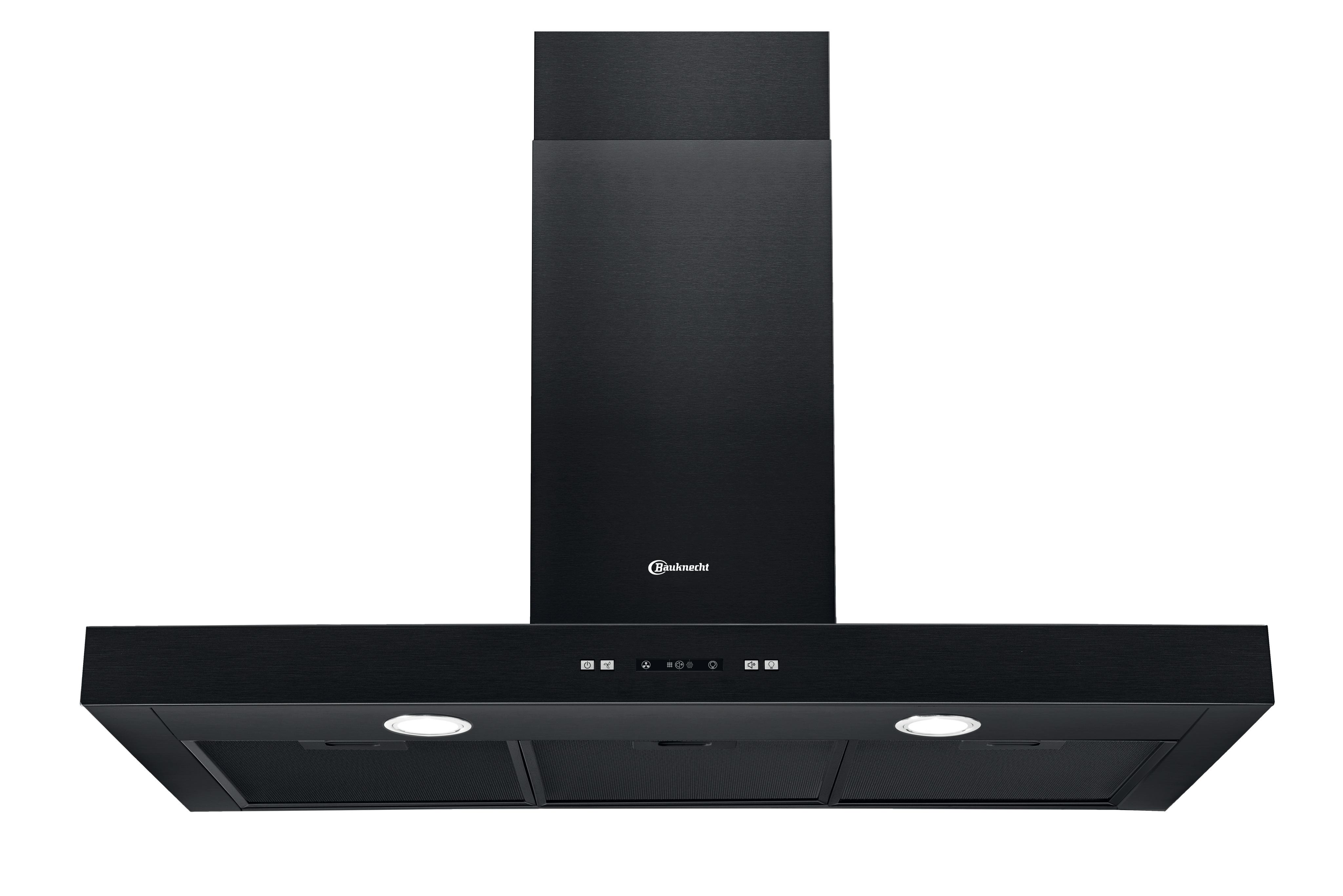 Bauknecht Hotte Encastrable DBIBS 93F LL K Noir Bevestigd aan de muur Electronique Frontal