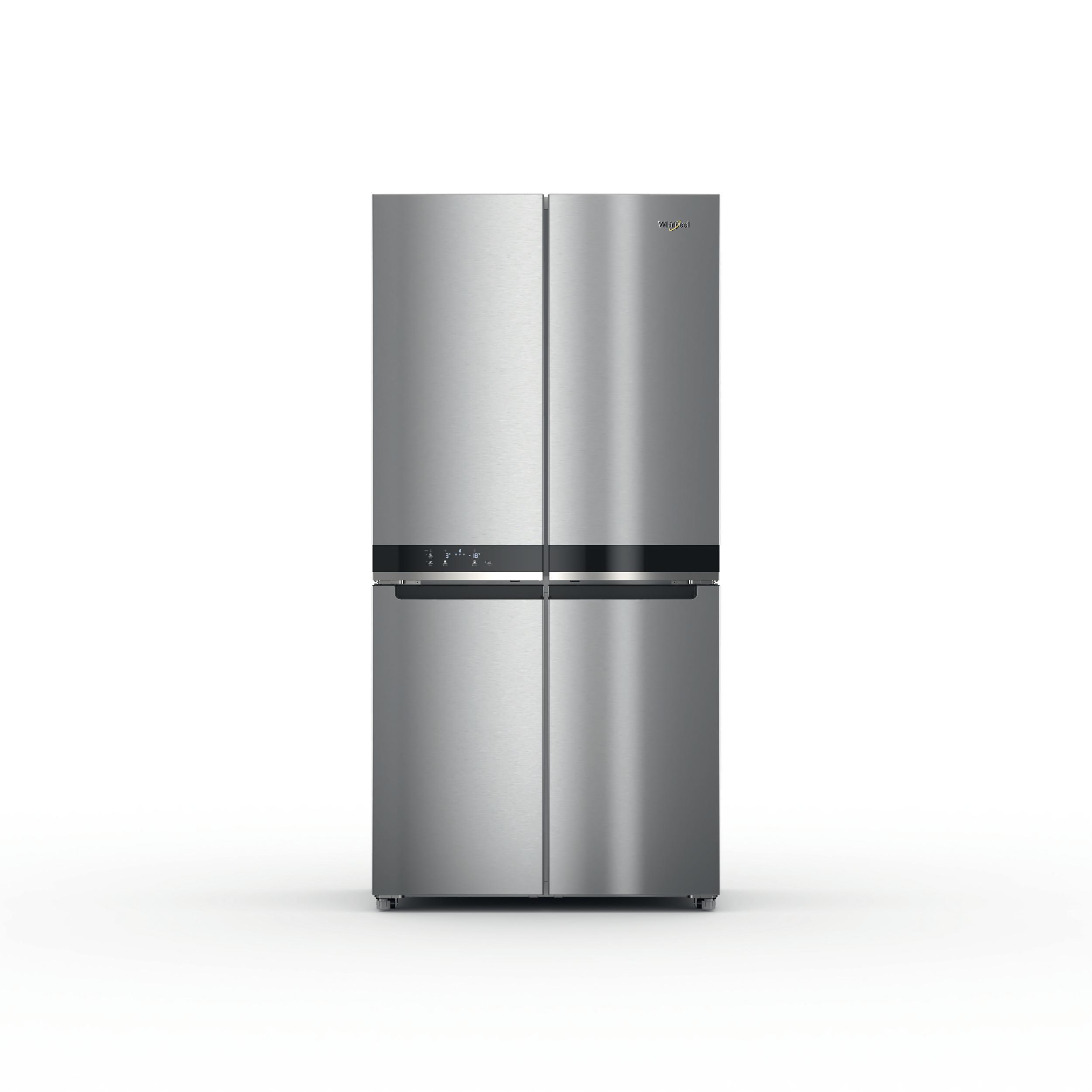 Whirlpool Side-by-side Fristående WQ9 E2L EF Inox Look Frontal