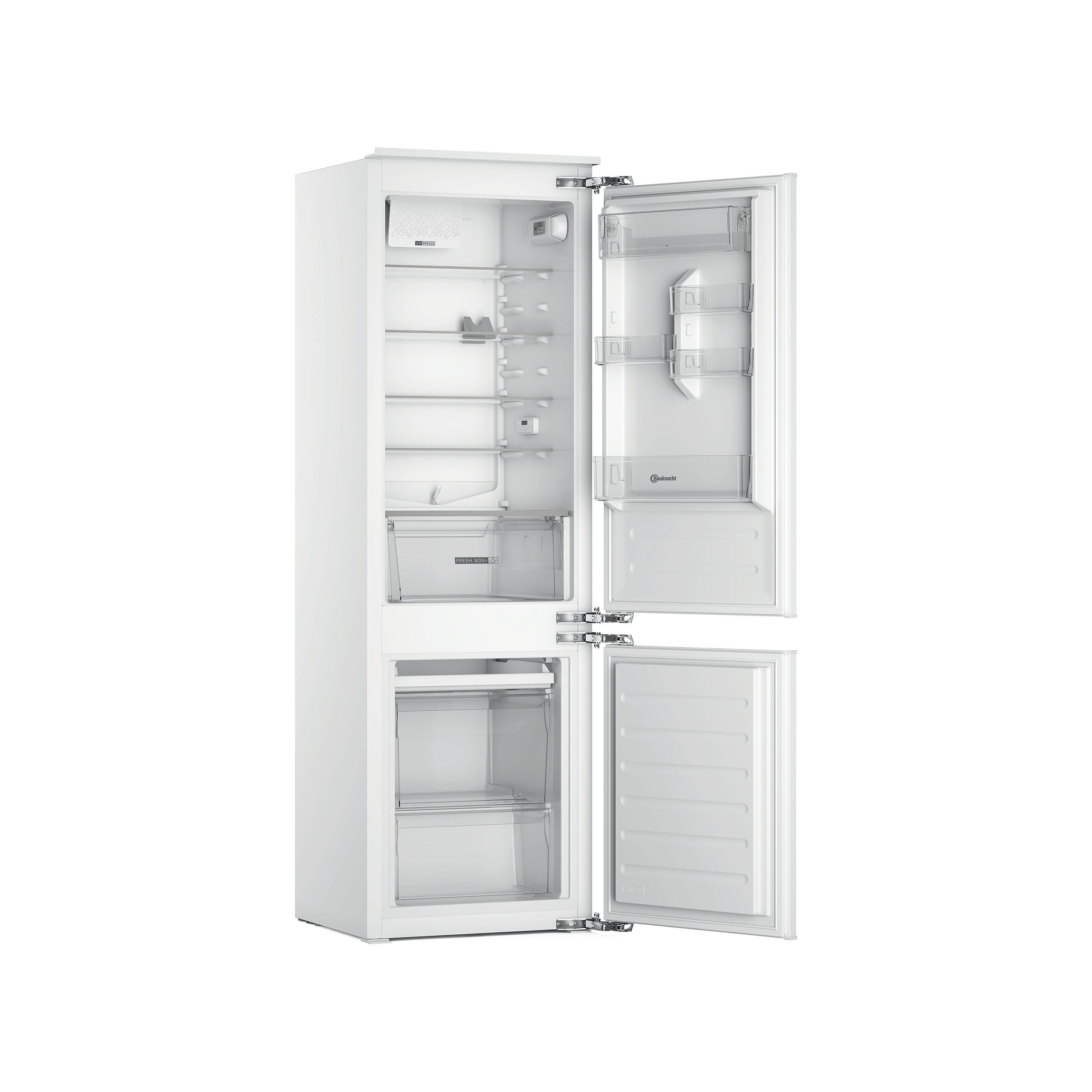 Bauknecht Réfrigérateur combiné Appareil encastrable BKC18D011V1 Blanc 2 portes Perspective open