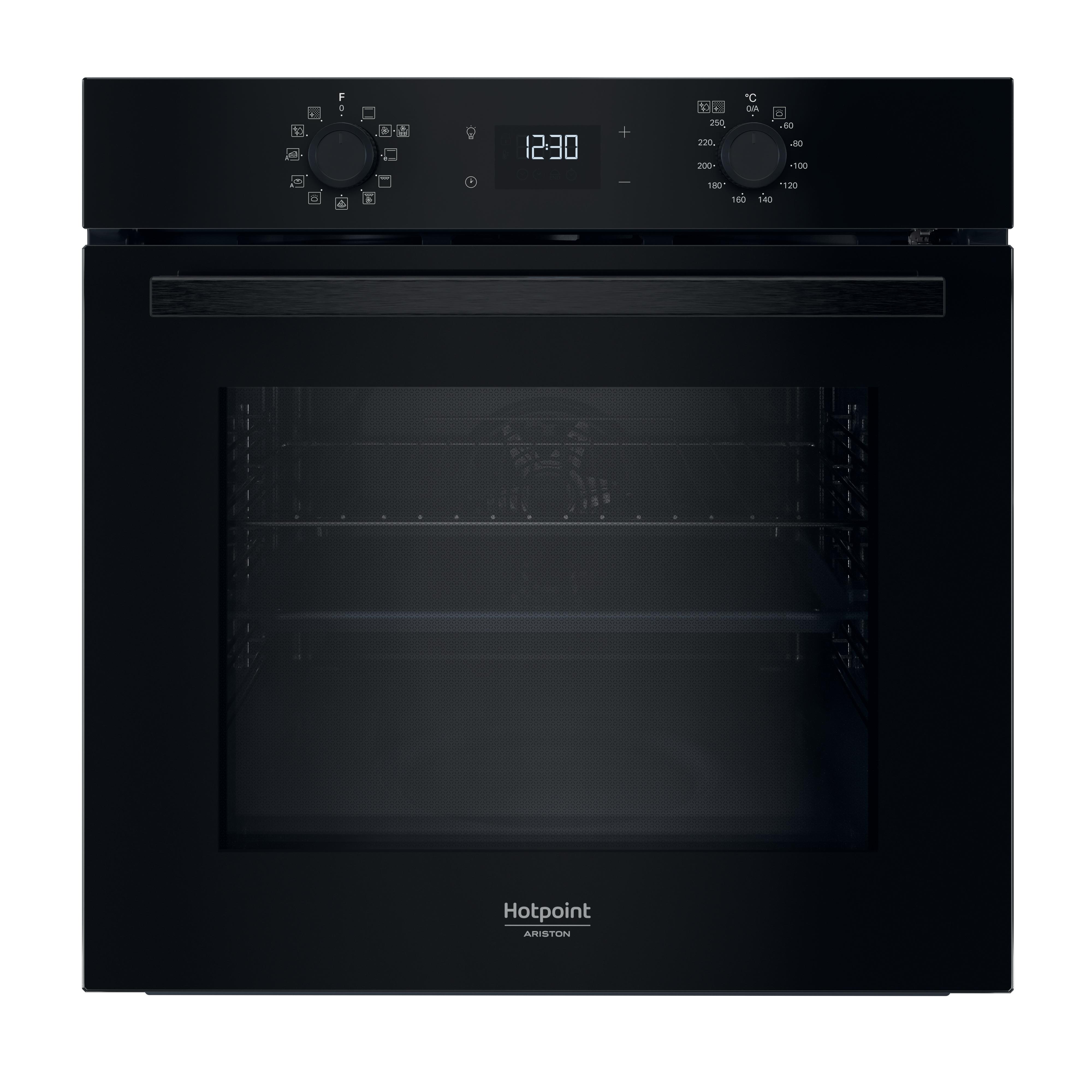 Four encastrable Hotpoint : couleur noire